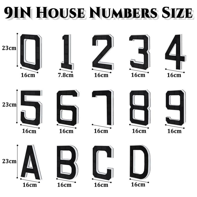 🏡 Upgrade Your Home’s Curb Appeal ✨ Modern LED House Number Light – For Stylish, All-Night Visibility!