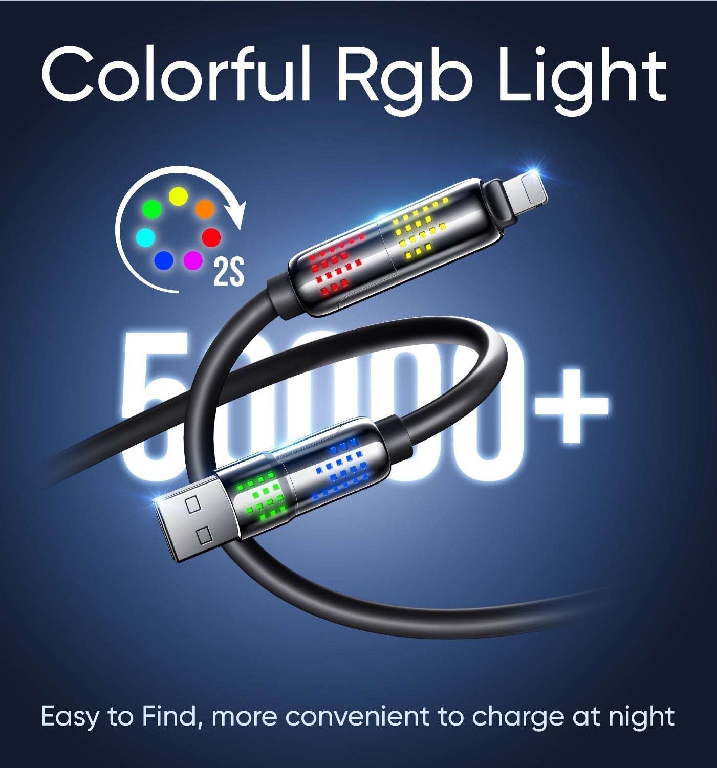 MAGIC JOHN 4-in-1 USB Charging Cable MFish fast charging