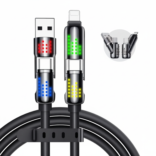MAGIC JOHN 4-in-1 USB Charging Cable MFish fast charging