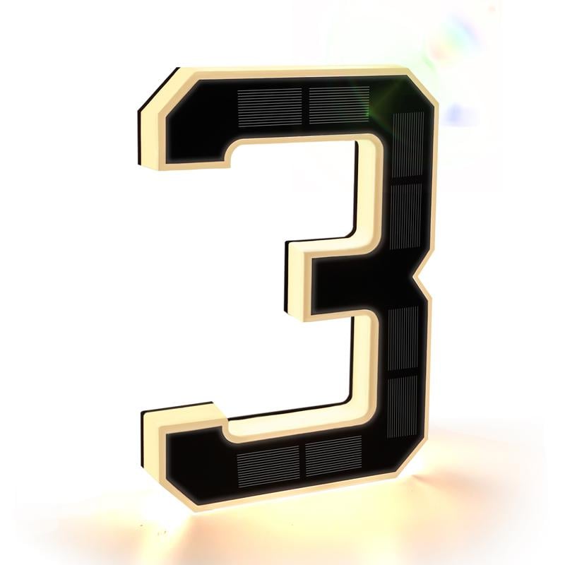 🏡 Upgrade Your Home’s Curb Appeal ✨ Modern LED House Number Light – For Stylish, All-Night Visibility!