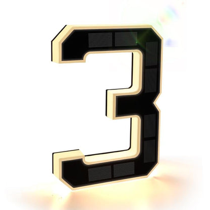 🏡 Upgrade Your Home’s Curb Appeal ✨ Modern LED House Number Light – For Stylish, All-Night Visibility!