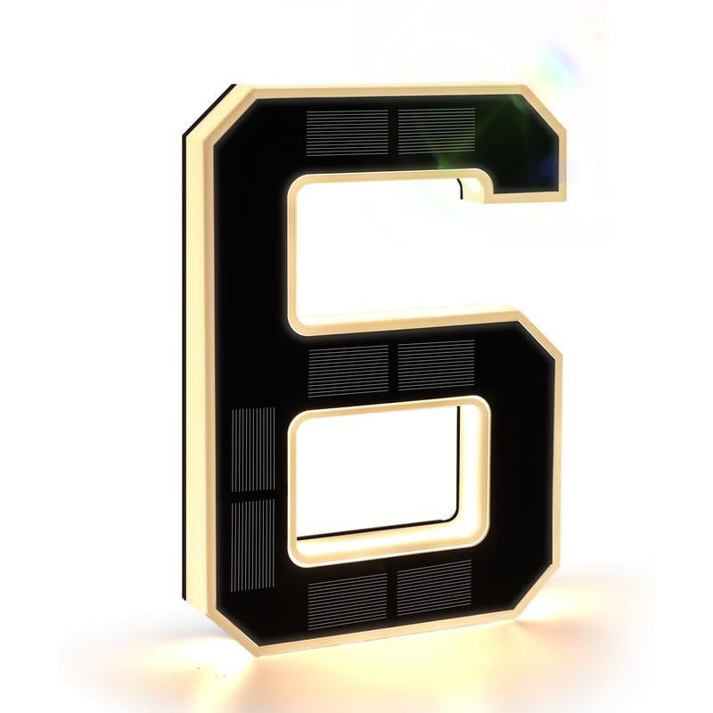 🏡 Upgrade Your Home’s Curb Appeal ✨ Modern LED House Number Light – For Stylish, All-Night Visibility!