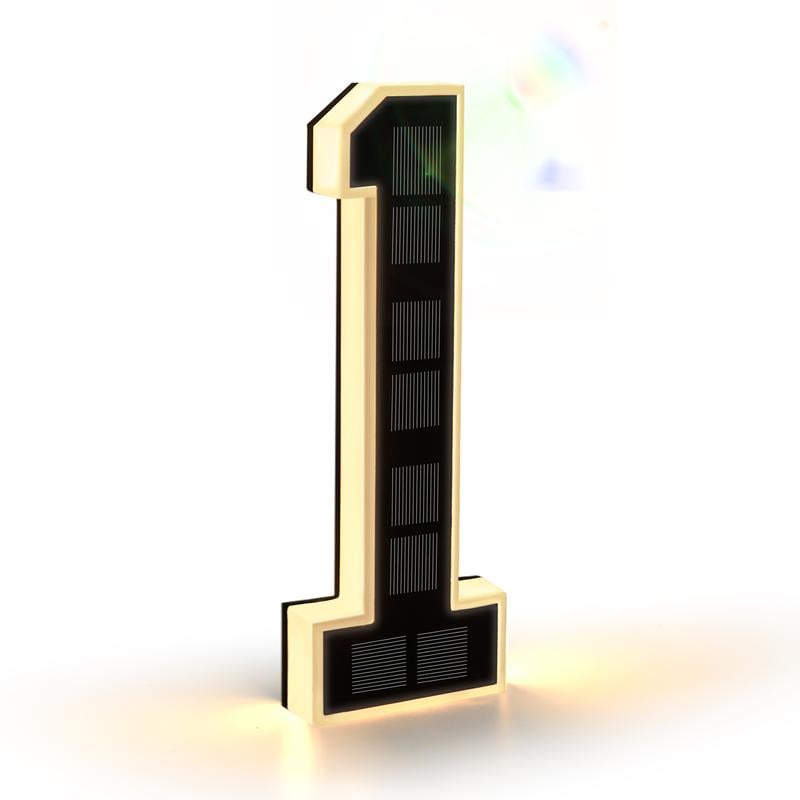 🏡 Upgrade Your Home’s Curb Appeal ✨ Modern LED House Number Light – For Stylish, All-Night Visibility!