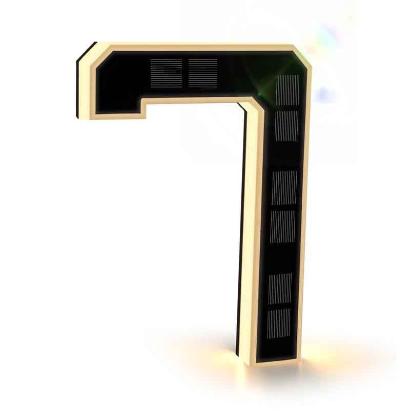 🏡 Upgrade Your Home’s Curb Appeal ✨ Modern LED House Number Light – For Stylish, All-Night Visibility!