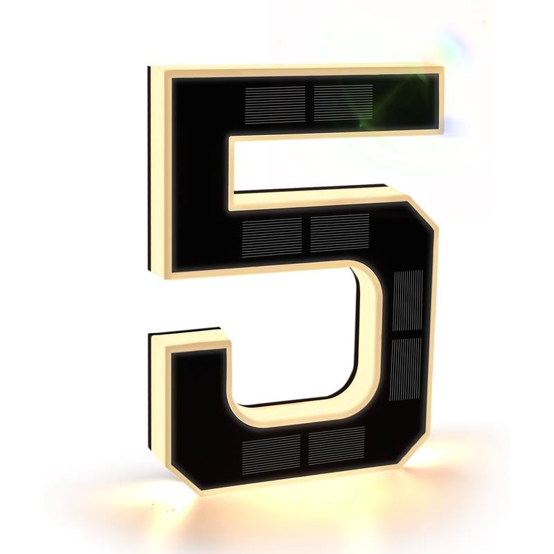 🏡 Upgrade Your Home’s Curb Appeal ✨ Modern LED House Number Light – For Stylish, All-Night Visibility!